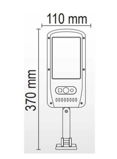 60W SOLAR SOKAK ARMATÜRÜ 6500K - 4