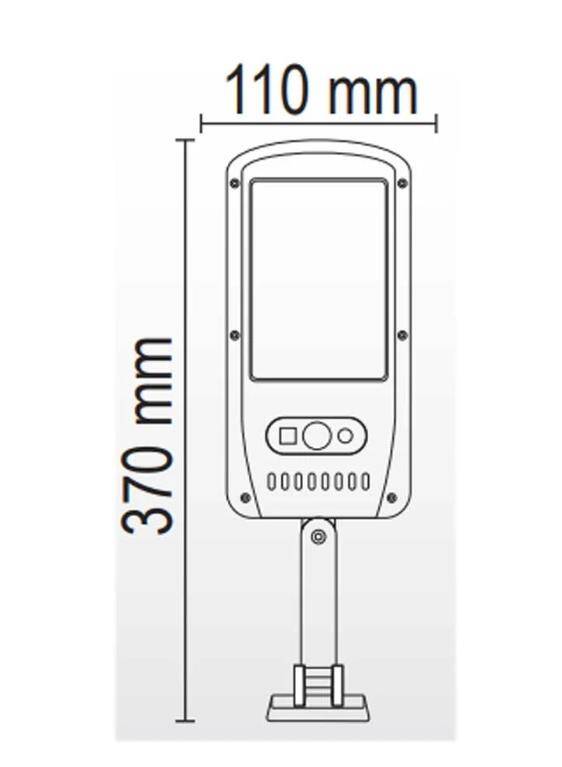 60W SOLAR SOKAK ARMATÜRÜ 6500K - 4