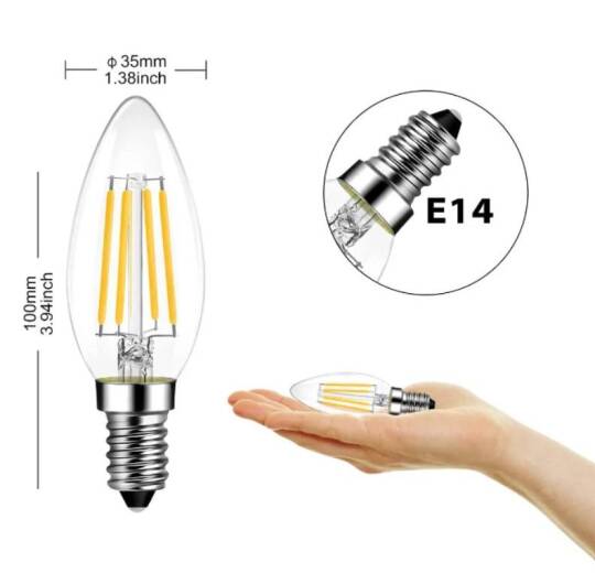 7W EDISON LED DÜZ BUJİ - 2