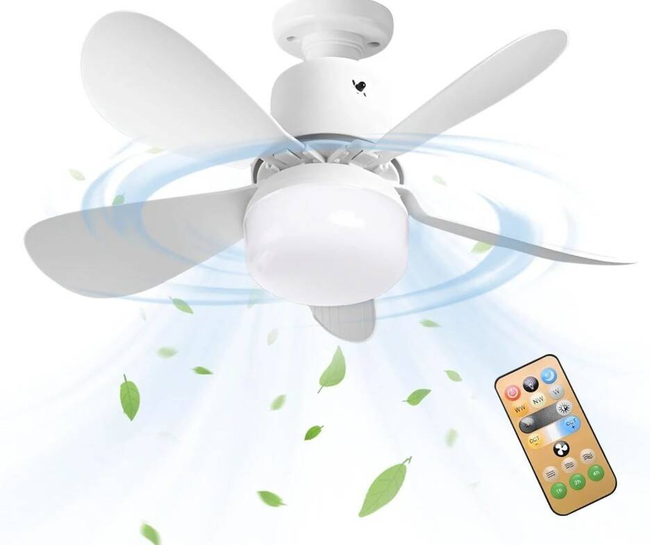 CT-1154 Lodos 62W 3 Renk Yanma Modlu Dimlenebilir Pervane Led Ampul Aydınlatma - 1