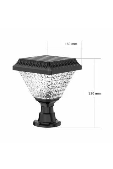 Ct-7315 30w Solar Set Üstü Bahçe Armatürü 6500k Beyaz - 7