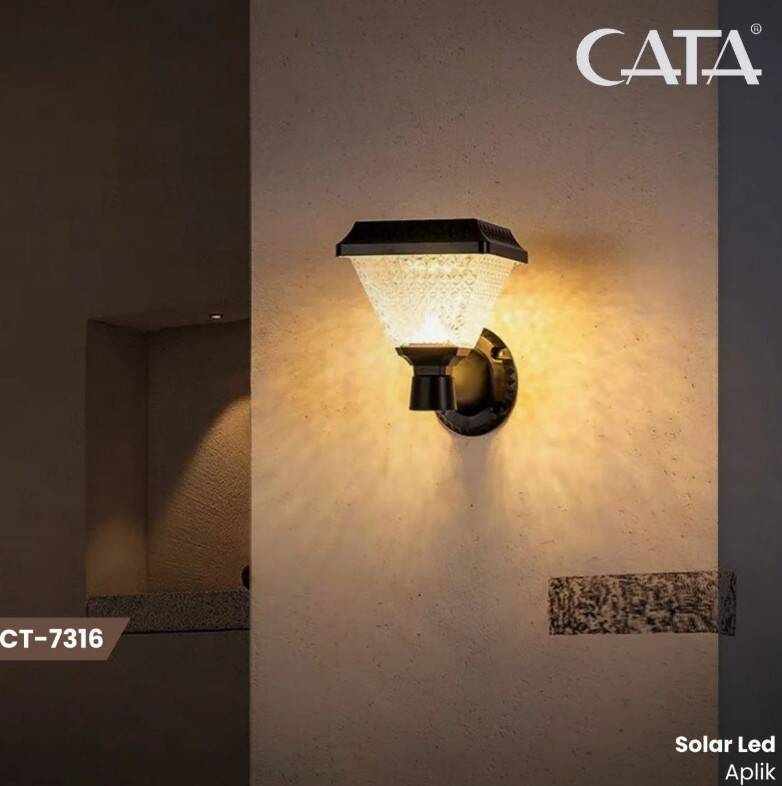 Ct-7316 30w Solar Led Aplik 6500k Beyaz - 1