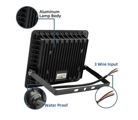 Forlife 200 Watt Slim Kasa LED Projektör (GÜNIŞIĞI) - 2