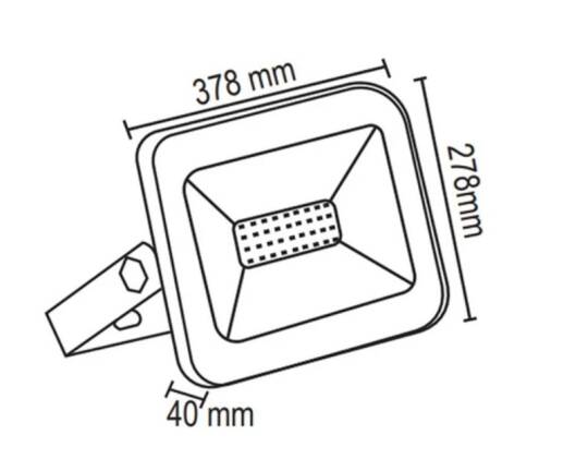 Forlife 300 Watt Slim Kasa LED Projektör (GÜNIŞIĞI) - 4