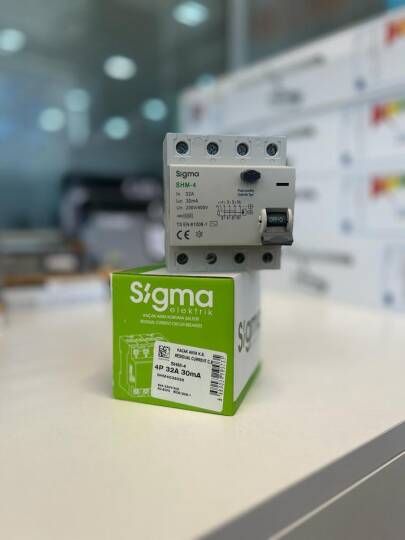 Kaçak Akım Koruma Rölesi 4P 32A 30mA SİGMA - 2