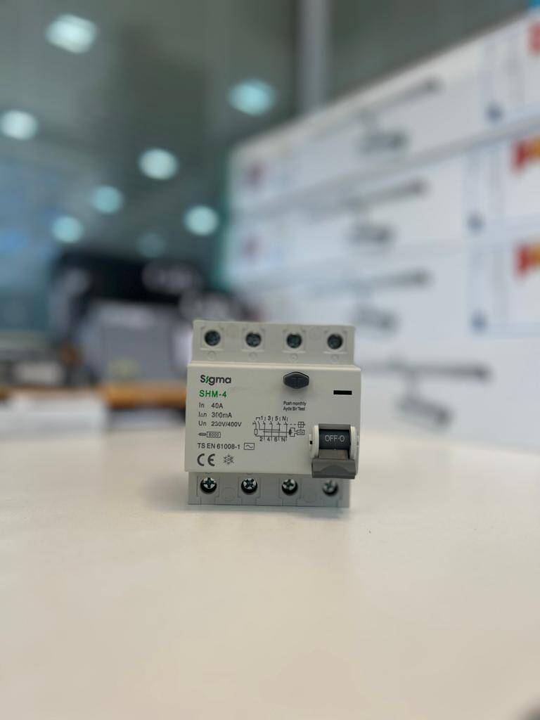 Kaçak Akım Koruma Rölesi 4P 40A 300mA SİGMA - 1