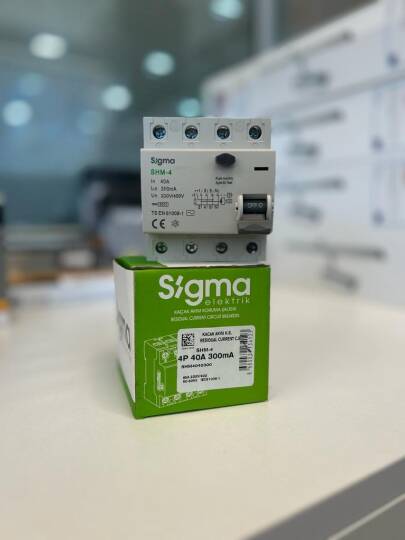Kaçak Akım Koruma Rölesi 4P 40A 300mA SİGMA - 2