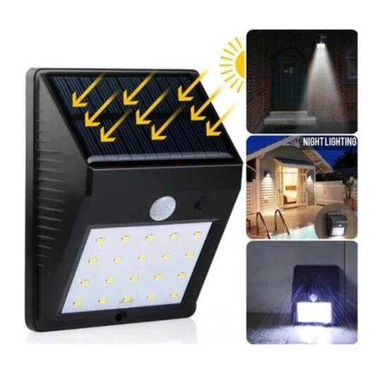 KBA749 SOLARLI 15W DUVAR APLIGI BEYAZ - 3