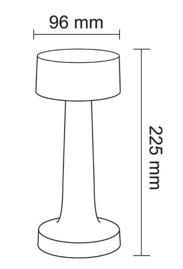 MENDERES ŞARJLI LED MASA LAMBASI 6500K-4000K-3200K - 2