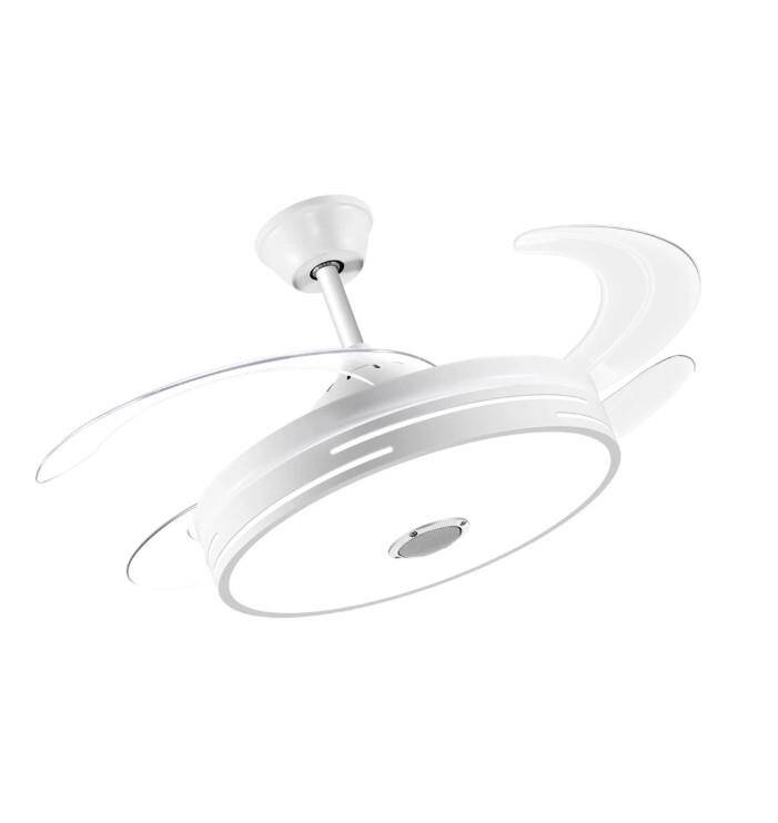 Mutlusan Aydınlatmalı Tavan Vantilatörü Bluetoothlu + Kumandalı - 2
