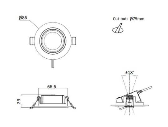 OSRAM LEDCOMFO Spot Light V3 T - 2