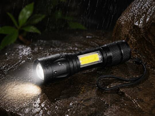 CT-8024 KANDIRA CEP LED EL FENERİ (9 CM) - 3