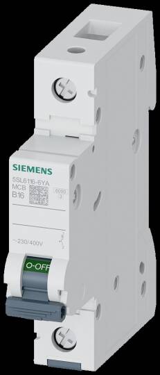 SIEMENS 5SL6116-6YA Otomatik Sigorta Klasik 16A B Tipi (12 adet)