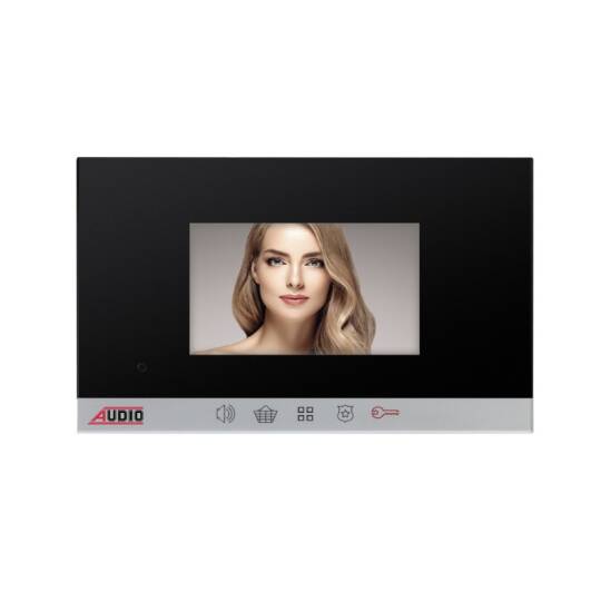 SİYAH 001185 4.3″ Görüntülü Diafon Bus Plus (Dokunmatik Butonlu) - 1