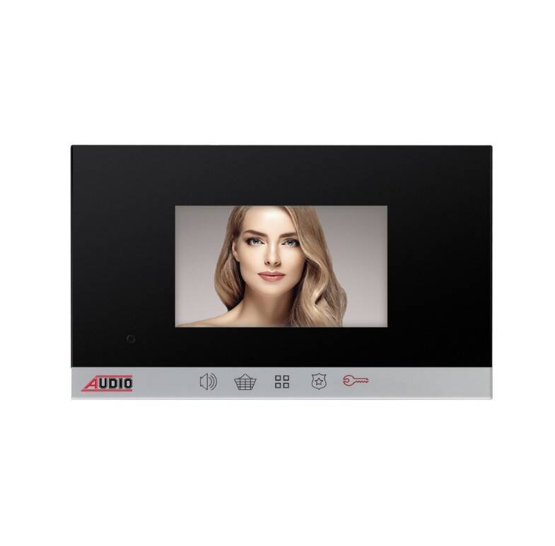 SİYAH 001185 4.3″ Görüntülü Diafon Bus Plus (Dokunmatik Butonlu) - 1
