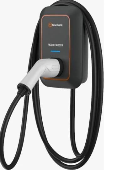 Tunçmatik Pico Charger 22 kW T2 5 m Kablolu AC Elektrikli Araç Şarj İstasyonu TSK16060 - 4