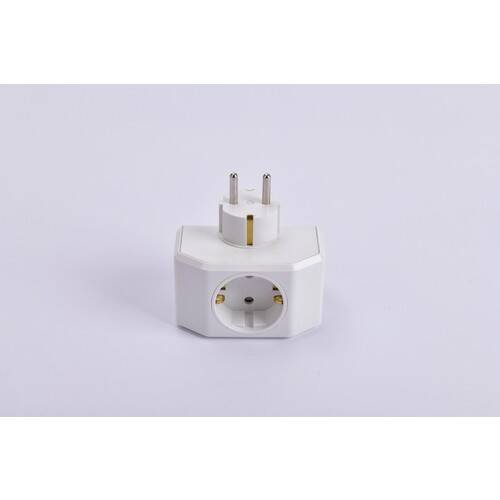 Yonca Plus Beyaz Üçlü Topraklı Priz - 3