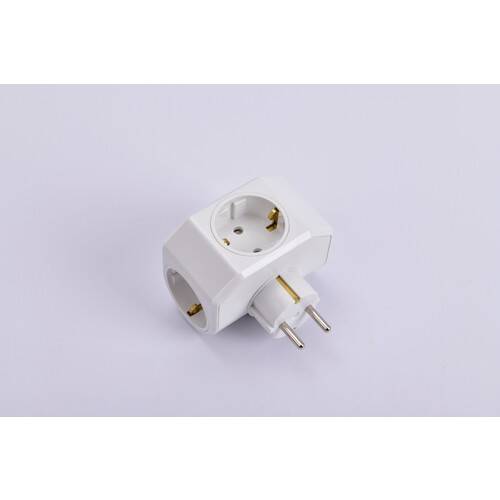Yonca Plus Beyaz Üçlü Topraklı Priz - 6